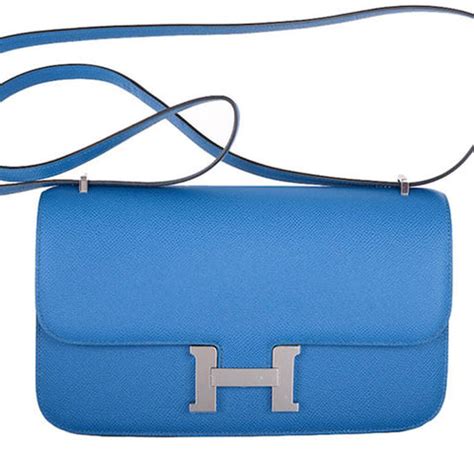 hermes constance elan blue|hermes constance bag crocodile.